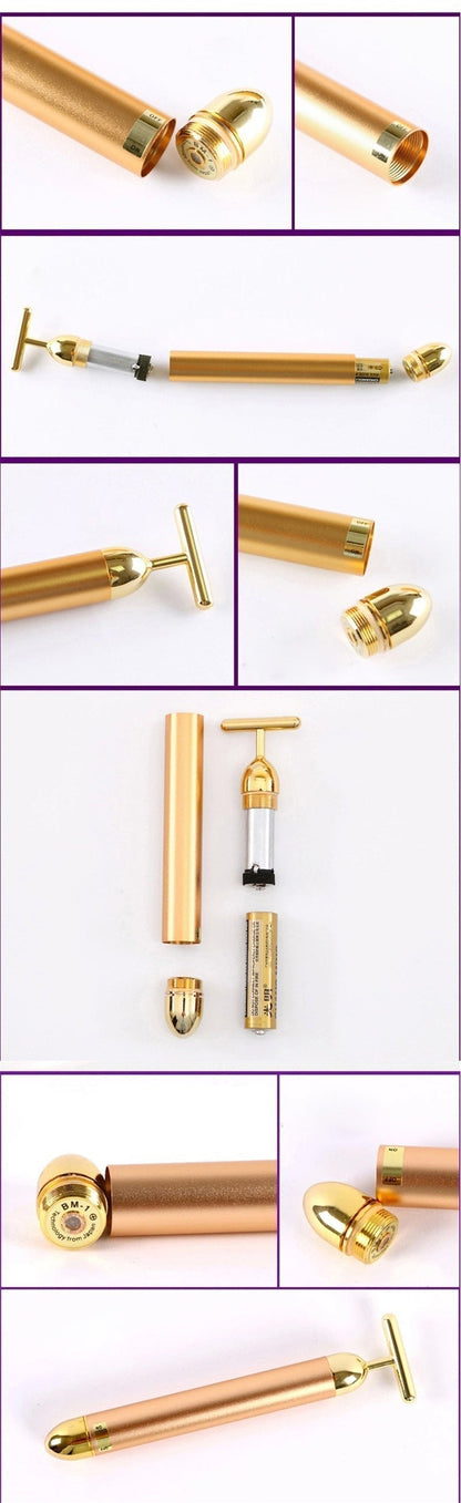 24K Gold Facial Massager